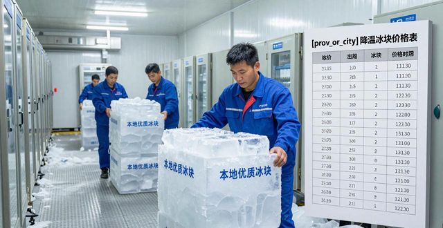 金山降温冰块多少钱一吨？本地制冰厂报价来了